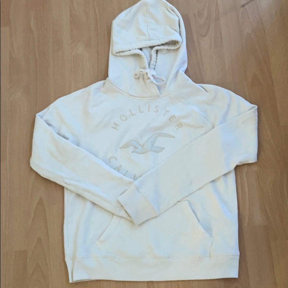 off white hollister hoodie